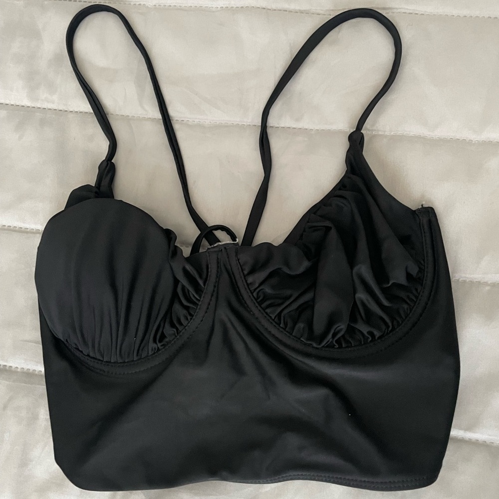 Black Corset Bikini top